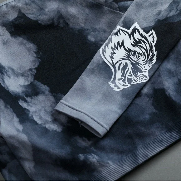 ๐บ Darc Sport Everson Seamless Darc Blue ghost cloud long sleeve crop top SHE M - Picture 8 of 11